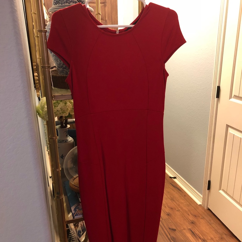 Felicity and Coco Red Midi Dress SM